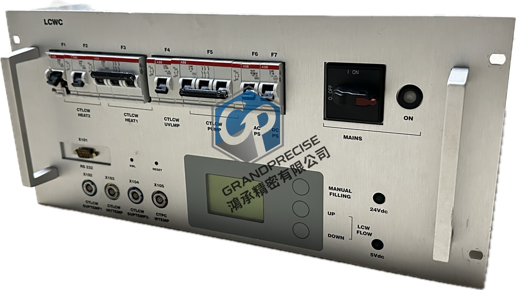 LCWC Cooling Water Controller Main Power 前面板