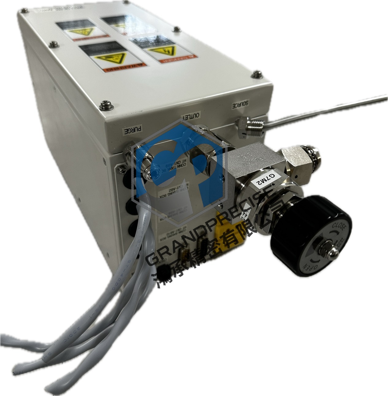 Fujikin Heated Source Box Label