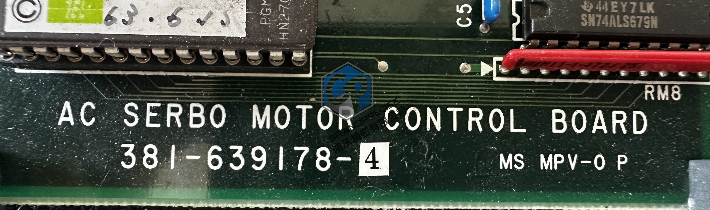 TEL Clean Track MK AC Servo Motor Control Board Label