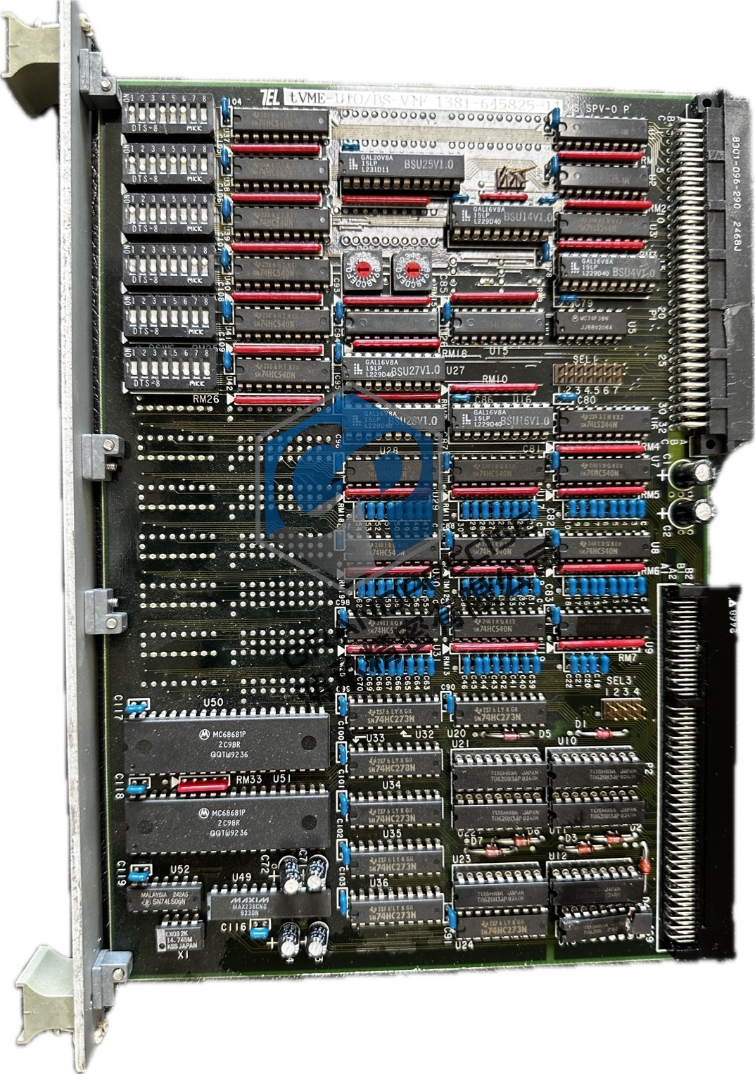 TEL Clean Track MK tVME-UIO/BS-VIF PCB Board Label